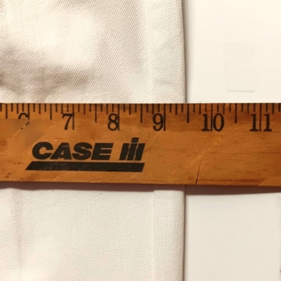 White Western Boot Cut Mid Rise Tag 27 Measure 30 Embroidered Pocket Rodeo Queen - Picture 10 of 12